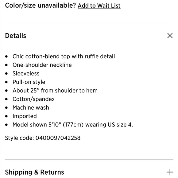 Vineyard Vines Petit Gingham One Shoulder Bow Top - Picture 8 of 8